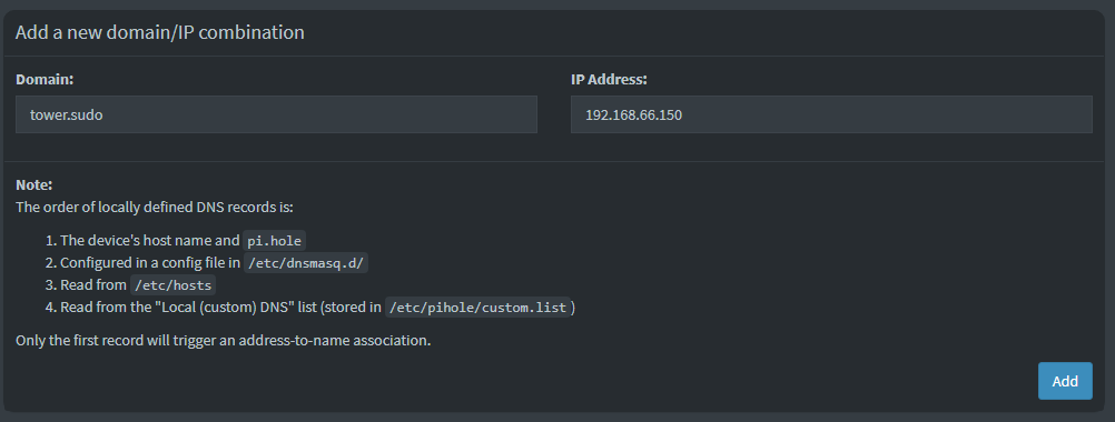 Enter multiple custom DNS-servers? - Community Help - Pi-hole Userspace